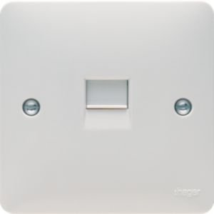 Hager Sollysta RJ45 Data Outlet White WMRJ45