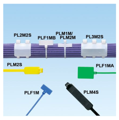 Panduit Marker and Flag ties Fasten and indentify bundles at the same time. 109mm long 2.5mm wide