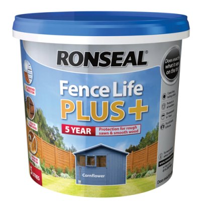 Ronseal Fence Life Plus - Cornflower 5L