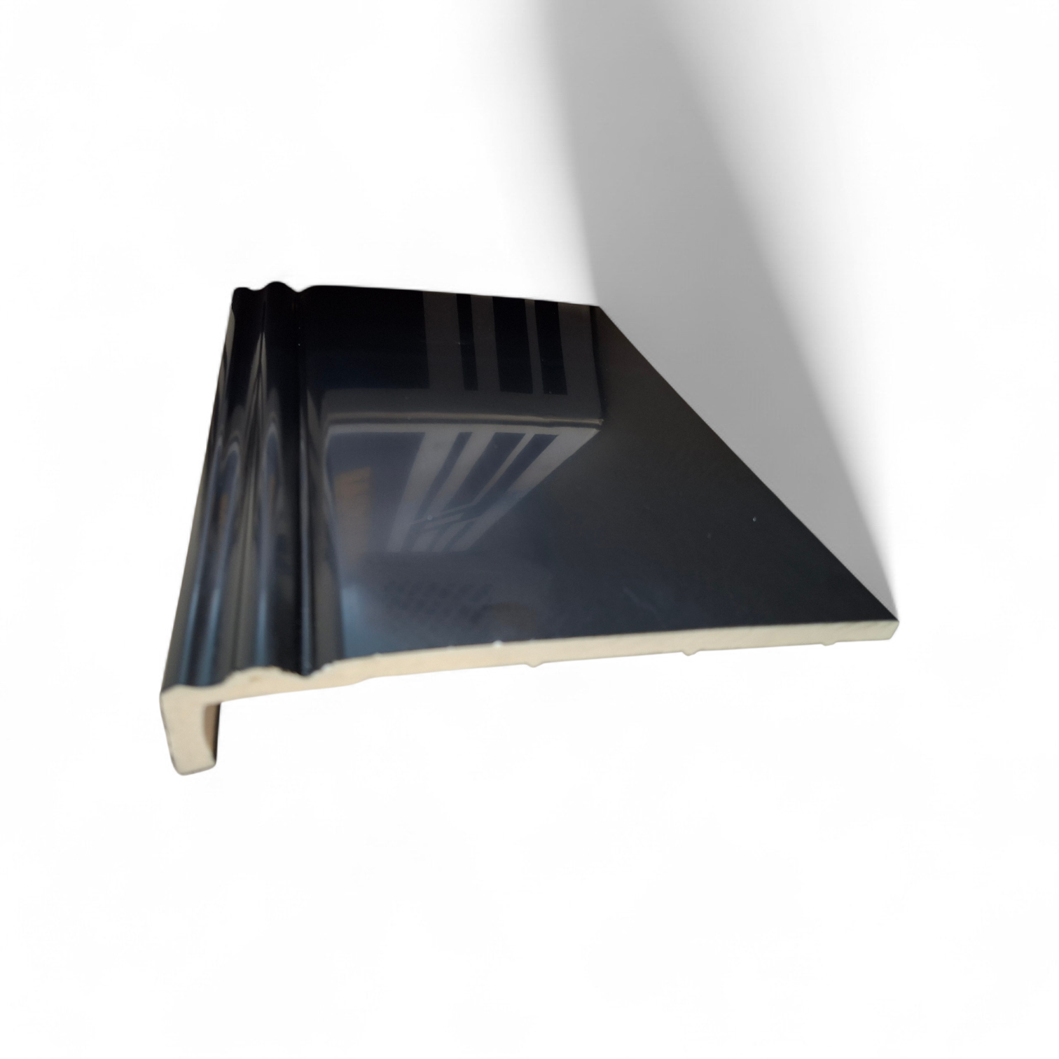 Fascia Board Black PVC 225mm x 5 Metre