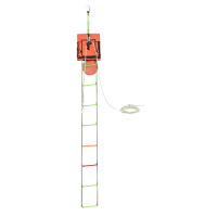 WEBBING RESCUE LADDER, LG. 6 M, WITH INTEGRATED BELAYING SYSTEM