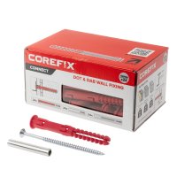 Corefix 100mm Red Dot & Dab Wall Fixing Pack of 24 XD