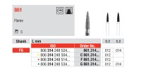 Edenta Diamond Flame Bur Size 014 - DMI Ireland's Leading Dental Supplier - Next Day Delivery