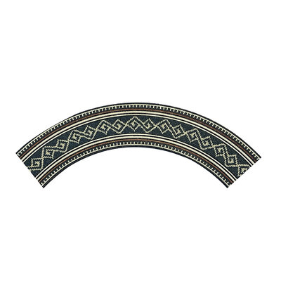 Steel string guitar rosette pattern J
