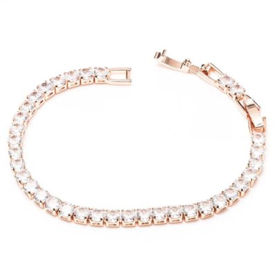 Newgrange Rose Gold Tennis Diamond Bracelet