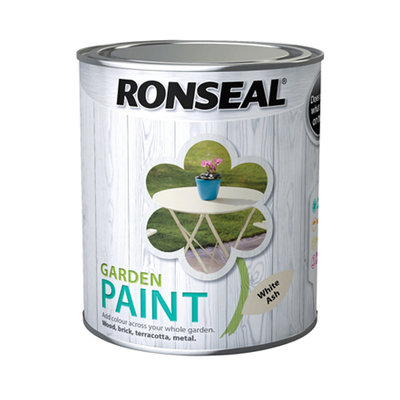 Ronseal Garden Paint - White Ash 750ml