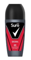 Sure Roll On for Men Orginal Dry  50ml x 6