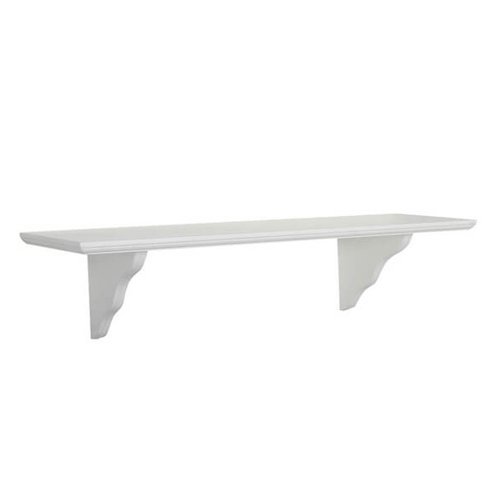 Tema Straight Shelf 600x200x16mm - White
