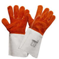 Lebon ANTDI/15 Heatproof Cow Split Leather Gloves EN388 (4144X)