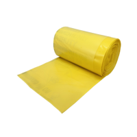 Yellow Medium Duty Clinical Waste Sacks on a Roll, 500/Case