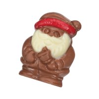 Milk chocolate decorated Santa with hazelnut filling 13g - 1.89kg