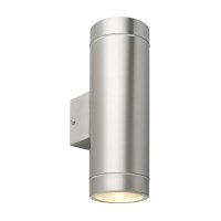 Saxby Palin XL IP44 7W Stainless Steel Up/Down Wall Light