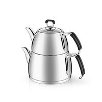 Star Family Steel Teapot (Caydanlik)