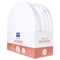 Pack of 10 Round Cake Boards with Wrapped Edges, White (12"/ 30cm) 