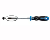 Bahco 1 Pozi x 100mm Screwdriver Tekno Plus Hex Shank