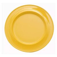 yellow find unbreakable dining plate made from high quality melamine.