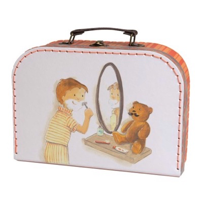 Toy shaving kit in a carry-case