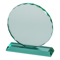 20cm Round Glass Plaque (Satin Box)