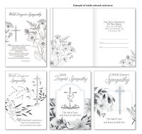 Mass Card/Silver Blocked/4 Designs   (21910)