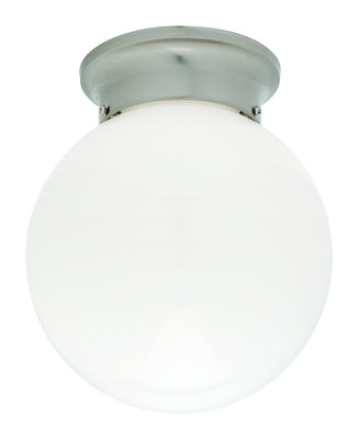 Mercator 6" DIY Opal Satin Nickel