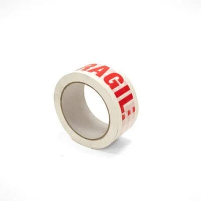 'Fragile' Paper Tape  - 48mm x 50m - White