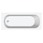 Azzio 1700mm x 700mm 0TH Plain Bath PBNBA609