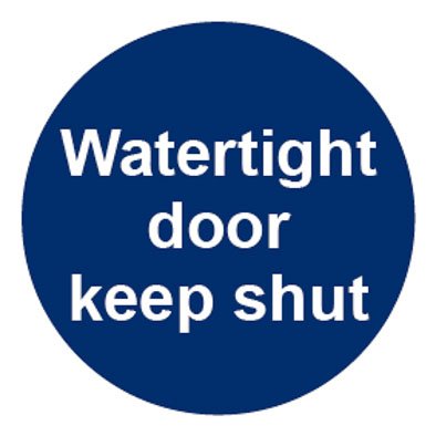 Watertight Door Keep Shut