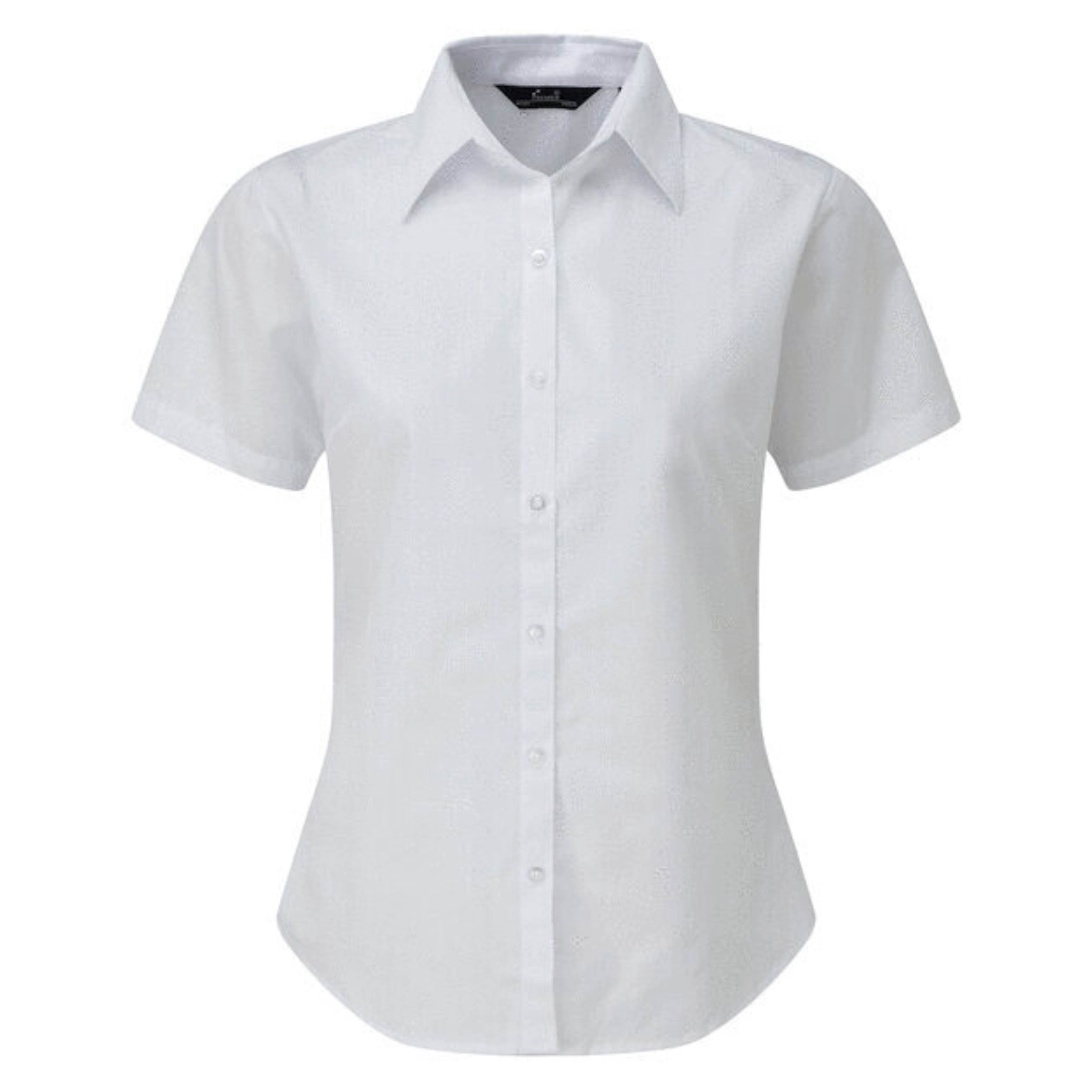 Poplin Short Sleeve Blouse, White