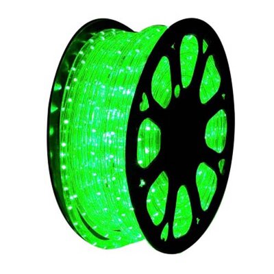 EVOLEC 44M DRUM LED ROPE GREEN (2Wire) | RL44LEDG/V2