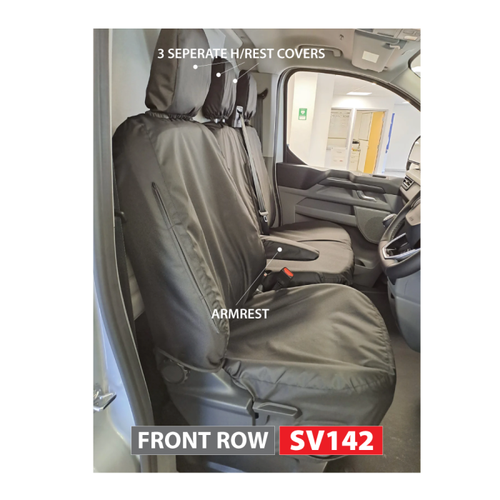 Ford Custom Seat Covers (Front Row 3 Seater) 2023+