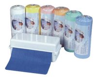Thienel Bib Roll Paper/plastic - 80pk Light Blue