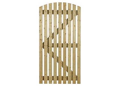 Charlton 0.915mx1.750m Orchard Curved Pedestrian Gate