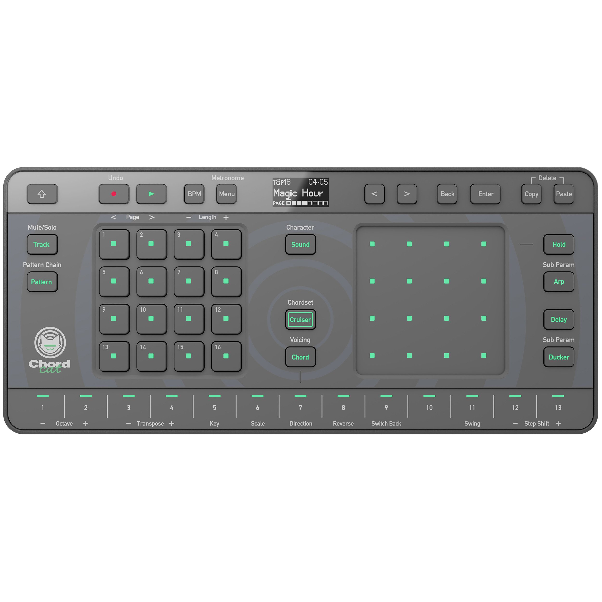 Alpha Theta ChordCat 8 track Groovebox