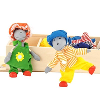 Flexible dress-up mice in outfits