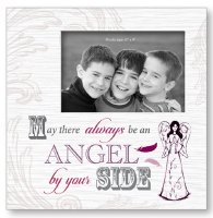 Art Deco Wood Photo Frame/Always An Angel   (33821)
