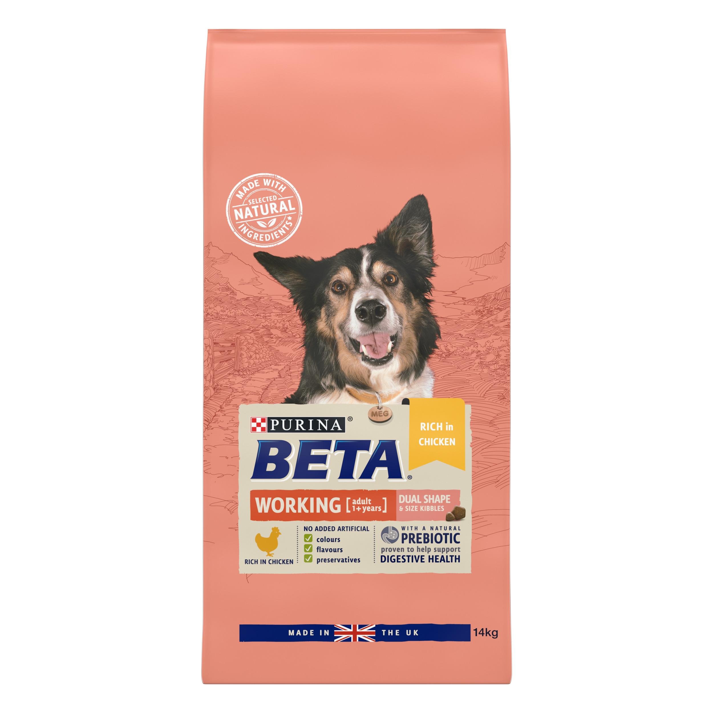 Beta 12621559 Complete Working Dog Chicken 14kg