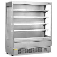 Blizzard Slim Multideck Display BTD150SSV2 Stainless Ext/Black Interior