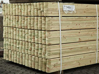 SINGLE PLANED PICKET ROUND TOP 0.9M X 70MM