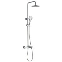 Menai Thermostatic Bar Mixer Shower & Round Rainhead
