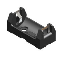 1/2 AA, CR2, Through Hole Mount holder for 1/AA or CR2 Battery