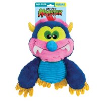 Hasbro Dog Toys My Pet Monster Squeak and Crunch Plush 10in -Blue 1x2