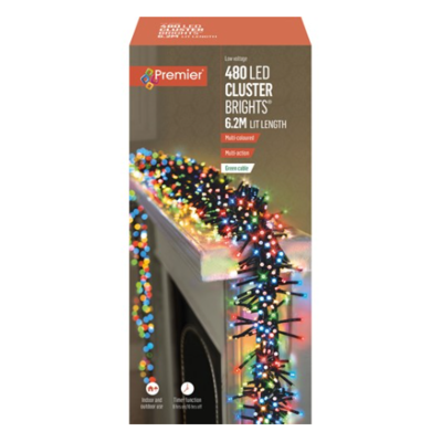 Premier 480 LED Multi-Action Clusterbrights - Multi-Coloured
