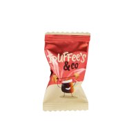 Mathez - Salted Butter Caramel - truffles in red flow wrap 6.5g approx 400pcs x 2.6kg