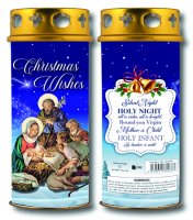 Candle/Christmas Wishes/Windproof Cap   (86988)