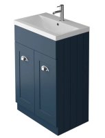 CLARITY 60MM FLOOR STANDING UNIT & BASIN HENLEY BLUE