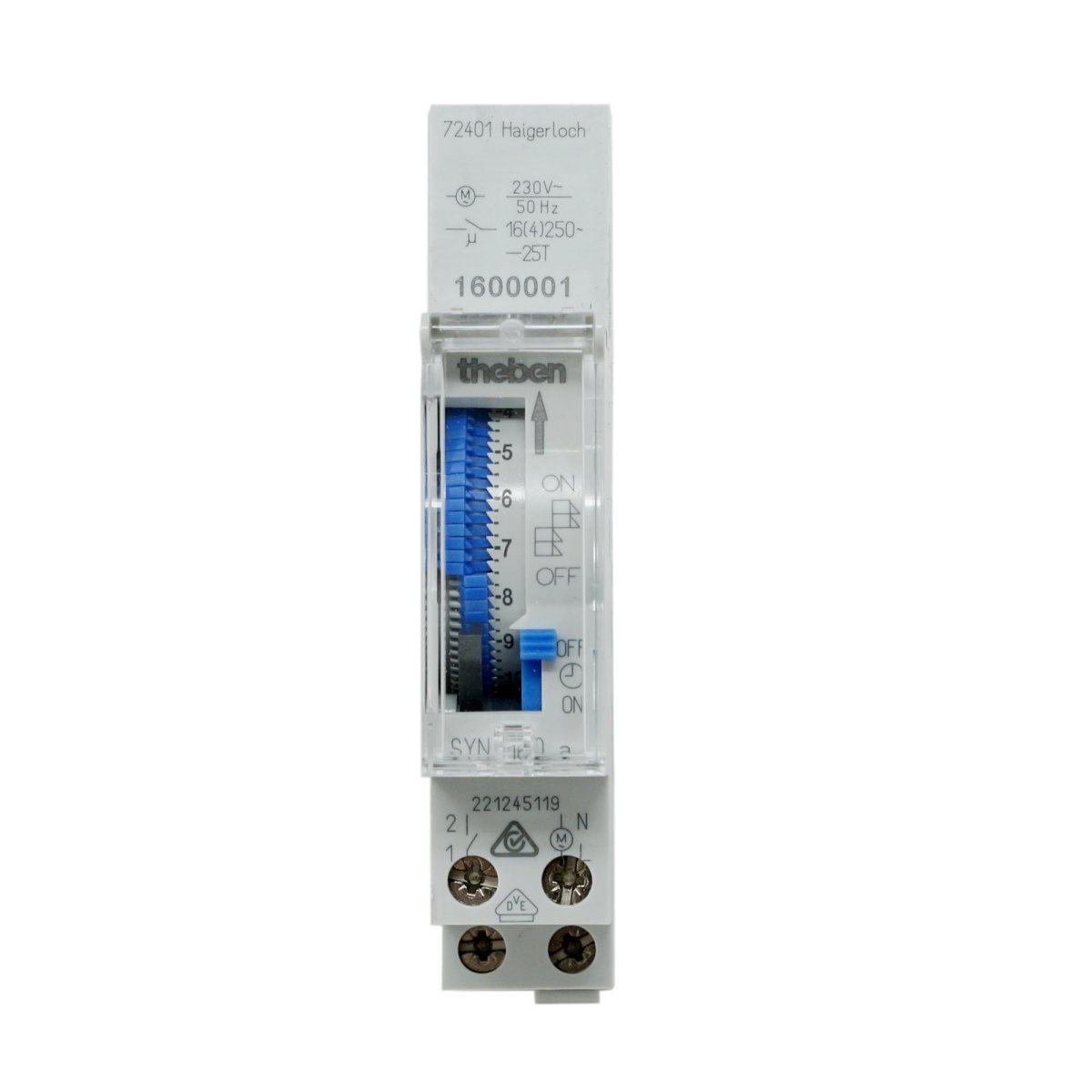 Theben 1 Mod 24Hr Din Rail Timeclock SYN160A