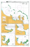 ADMIRALTY Chart - PNG683 Plans on East Coast Bougainville Island