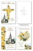 Easter Card with Gold Foil/3 Designs   (85708)