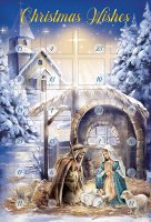 Advent Calendar Card with Easel/1 Design (95005)