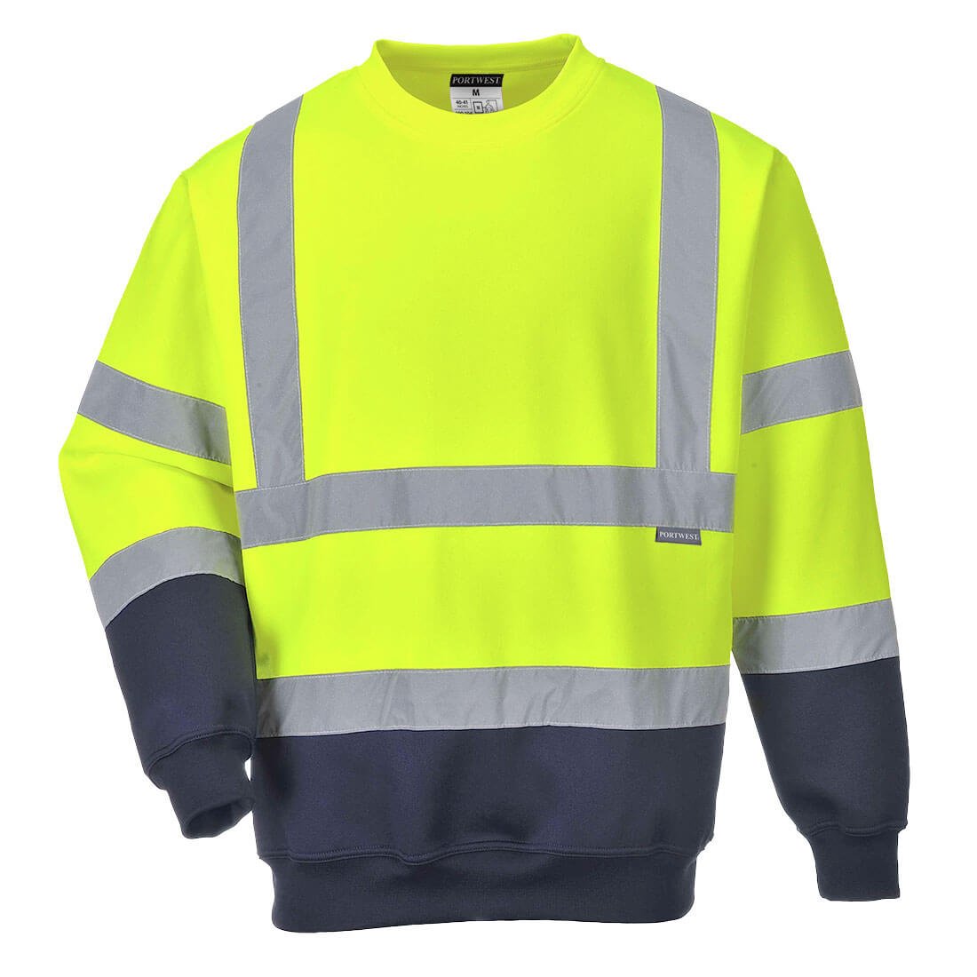 PORTWEST HI-VIS 2-TONE SWEATSHIRT